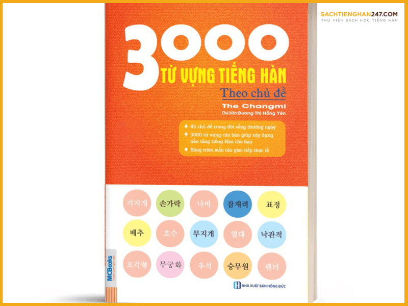 3000 từ vựng tiếng Hàn cho người mới bắt đầu